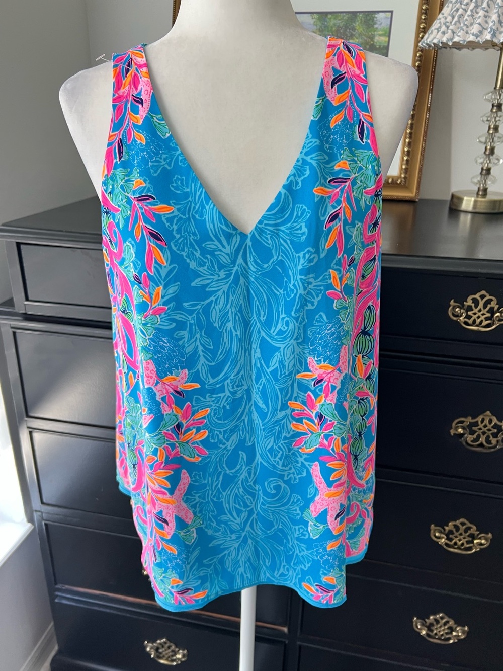 Lilly Pulitzer Florin Reversible Top size S
